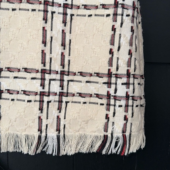 House of Harlow 1960 x REVOLVE Parker Tweed Fringe Mini Dress in Ivory Multi S - Picture 8 of 11